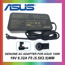 ASUS 120W 19V 6.32A F5 (5.5X2.5) SLIM ORIGINAL GENUINE ADAPTER