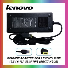 LENOVO 120W 19.5V 6.15A SLIM TIPS (RECTANGLE) ORIGINAL GENUINE ADAPTER