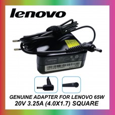 LENOVO Original 65W ADAPTER 20V 3.25A (4.0X1.7) SQUARE for Lenovo Ideapad 100 110